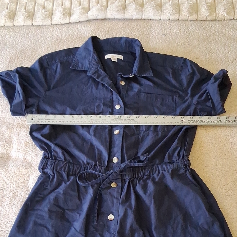 Chic Navy Button-Up Jumpsuit - image 4
